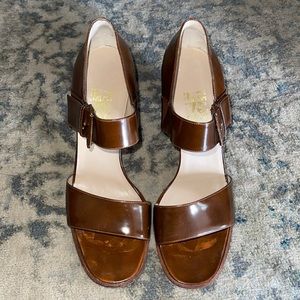 FERRAGAMO LEATHER HEELS